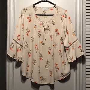 Sweet Rain Flower Blouse